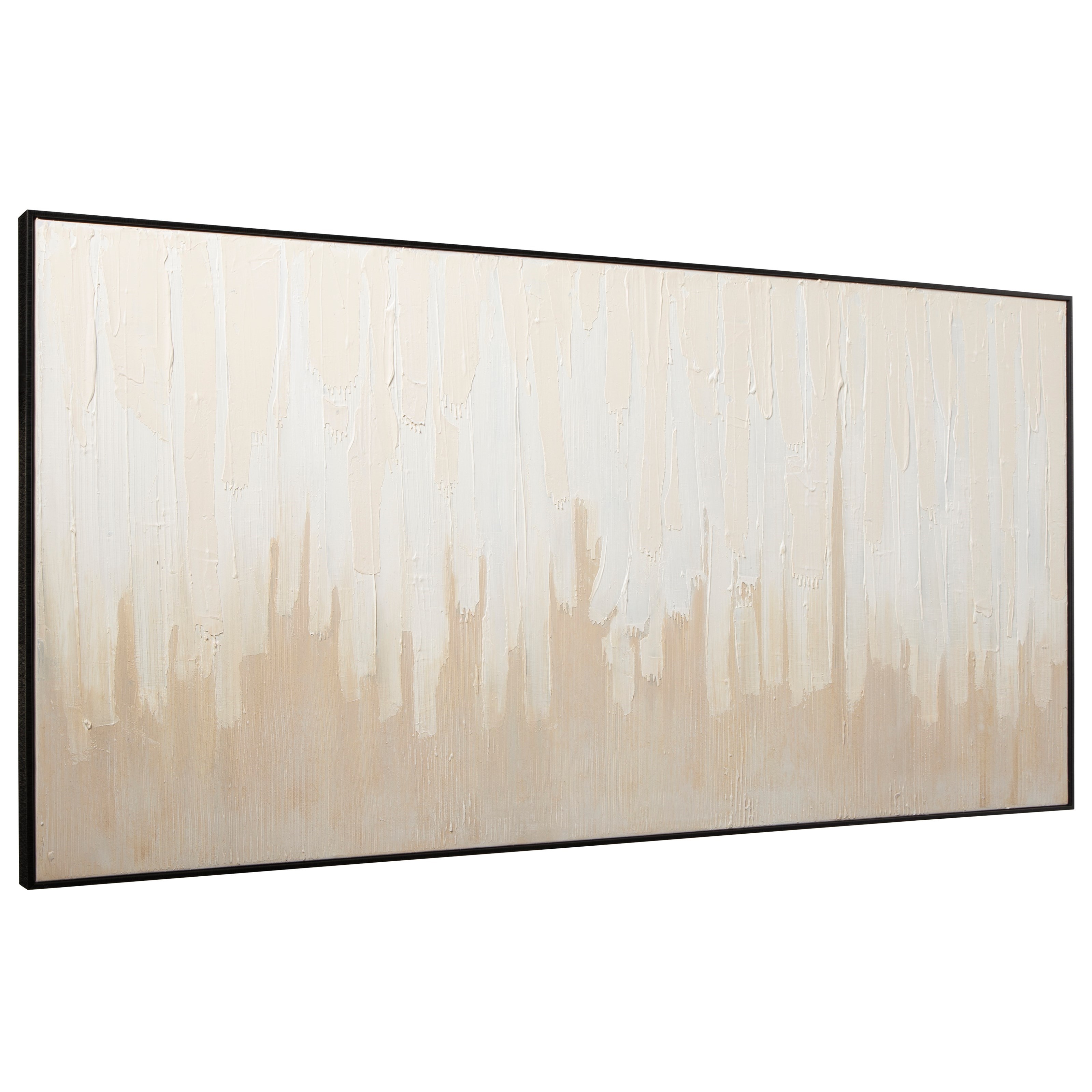 Ashley Furniture Signature Design Wall Art A8000293 Jennaya Tan/White
